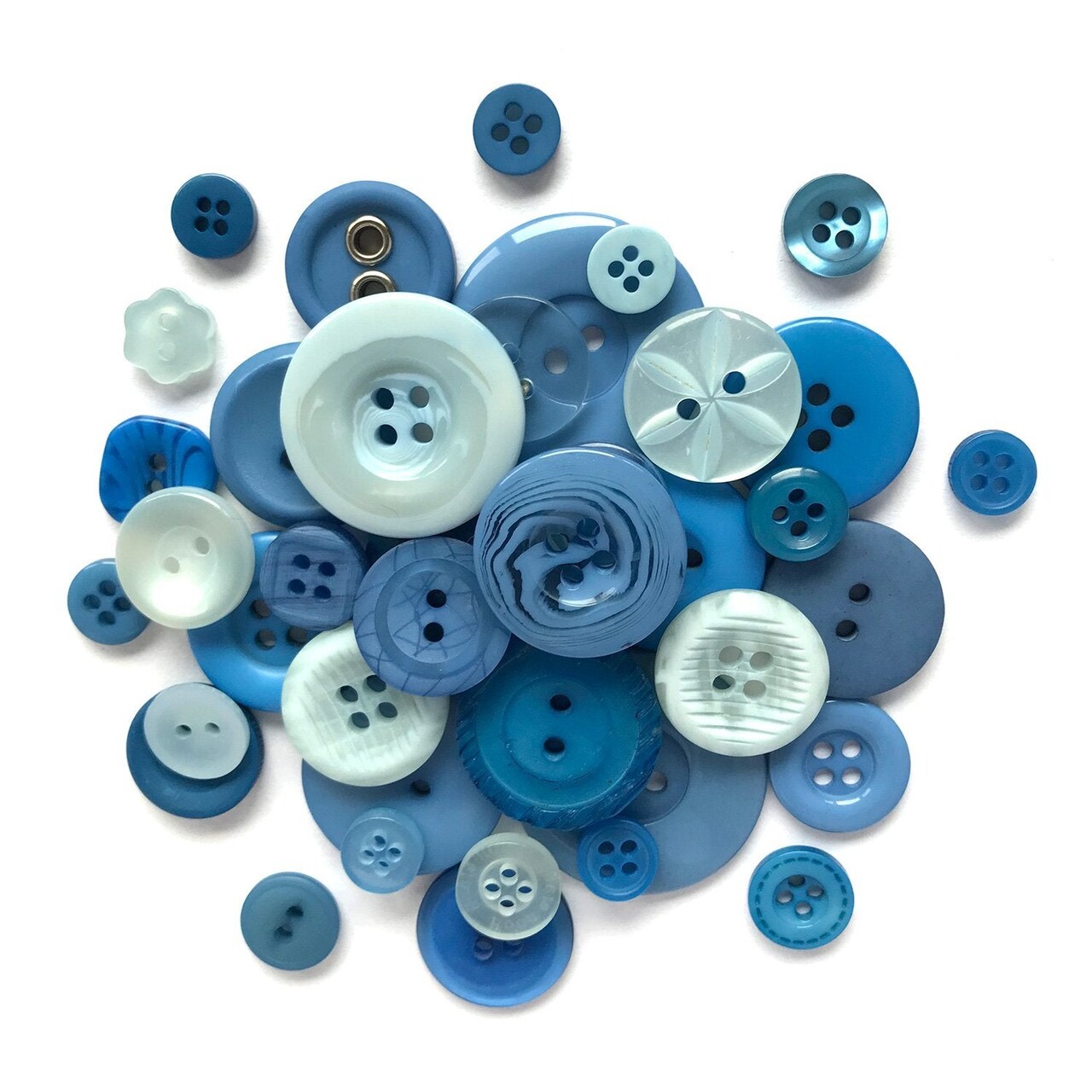 Buttons Galore Button Bonanza Bulk Buttons for Sewing & Crafts, Assorted Colors - .50 LBS.